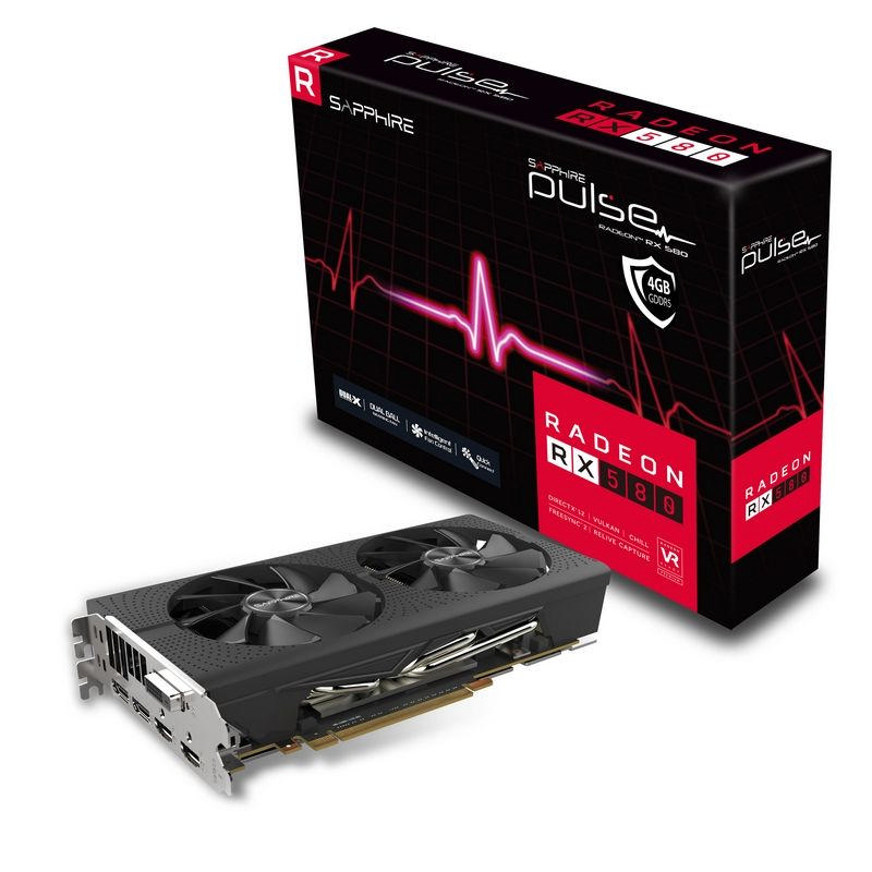SAPPHIRE VGA PULSE RADEON RX 580 4G GDDR5 LITE Ekran Kartı