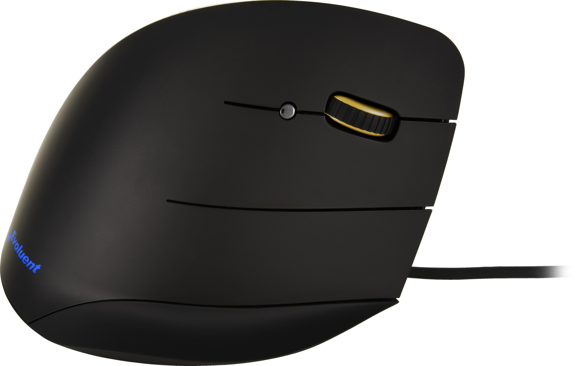 EVOLUENT Vertical Mouse C Right ergonomische Funkmaus, Schwarz/Silber