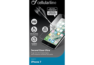CELLULAR-LINE Second Glass Ultra screenprotector voor iPhone 7 Transparant