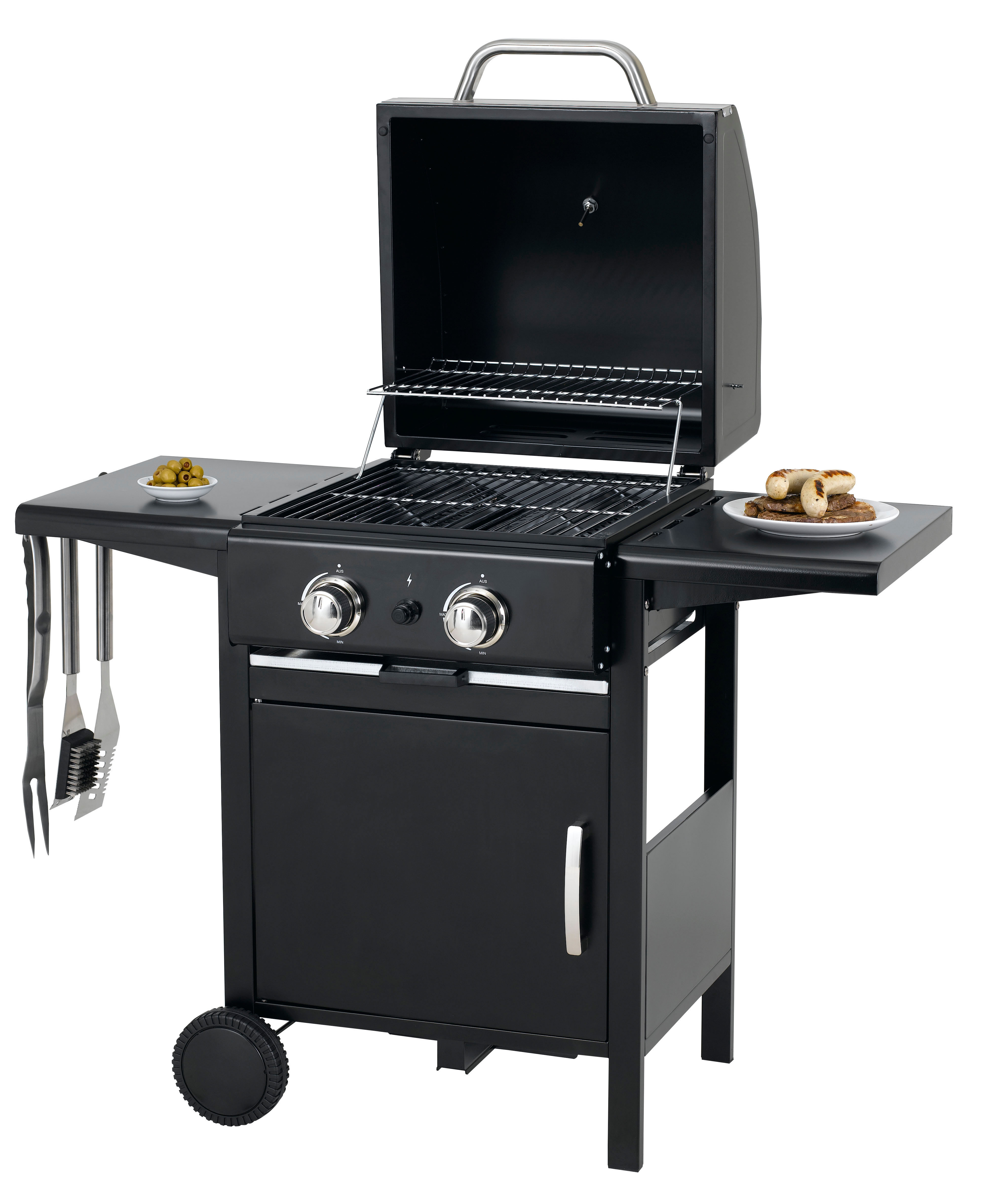 TEPRO 3160 Bloomfield Gasgrill, Schwarz (6000 Watt)