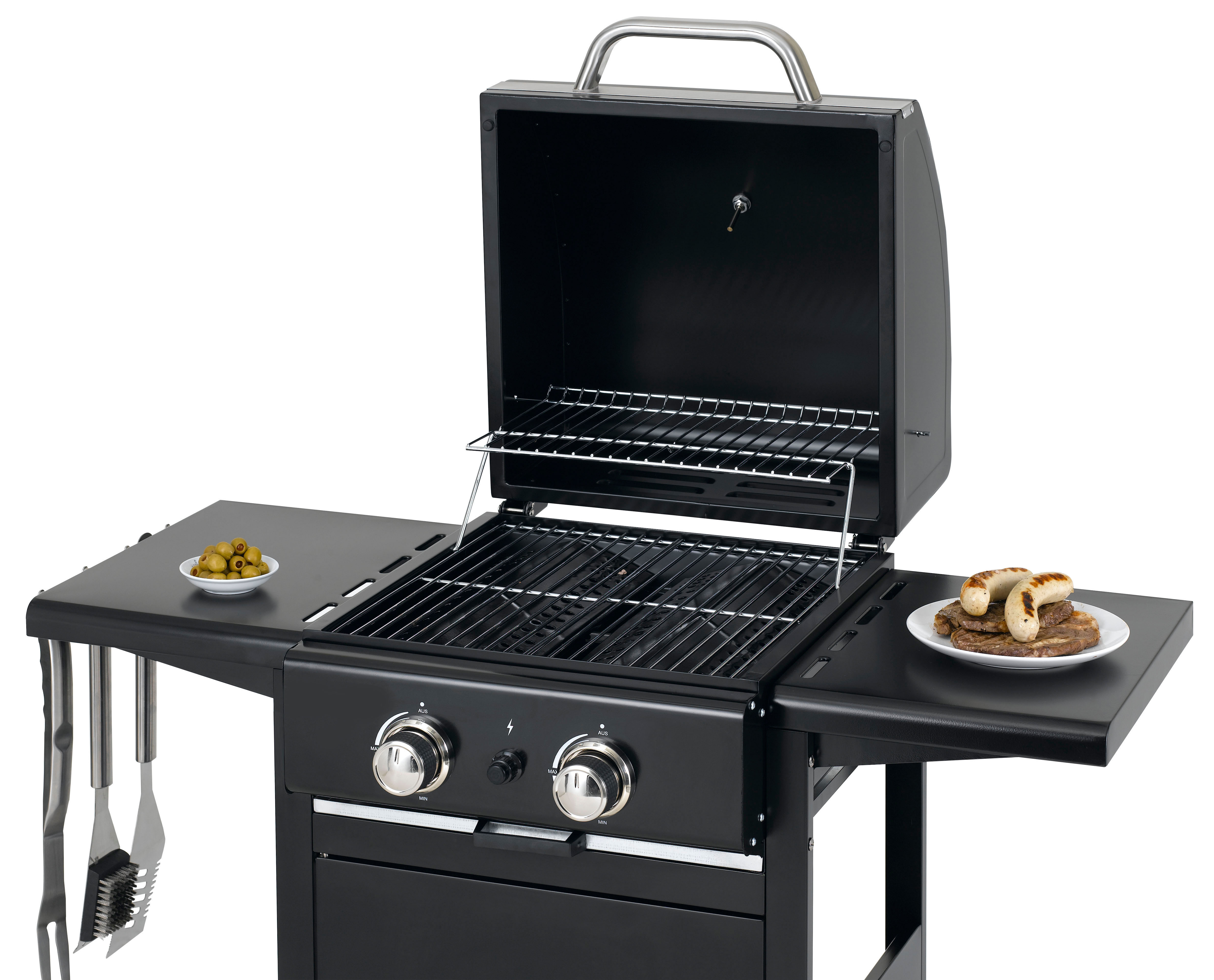 TEPRO 3160 Bloomfield Gasgrill, Schwarz (6000 Watt)