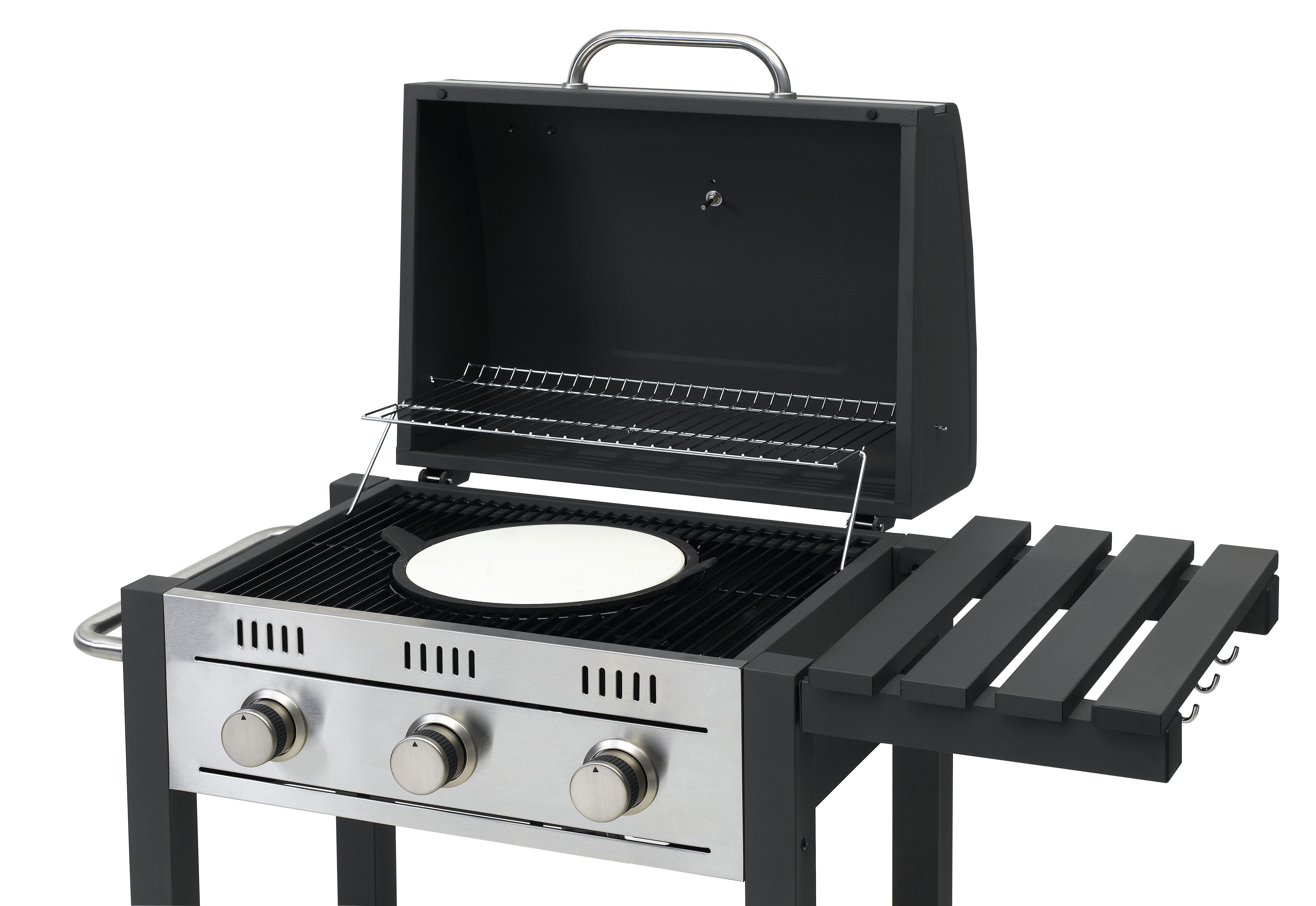 TEPRO 3167 Toronto Gas Gasgrill, Anthrazit/Edelstahl (9000 Watt)