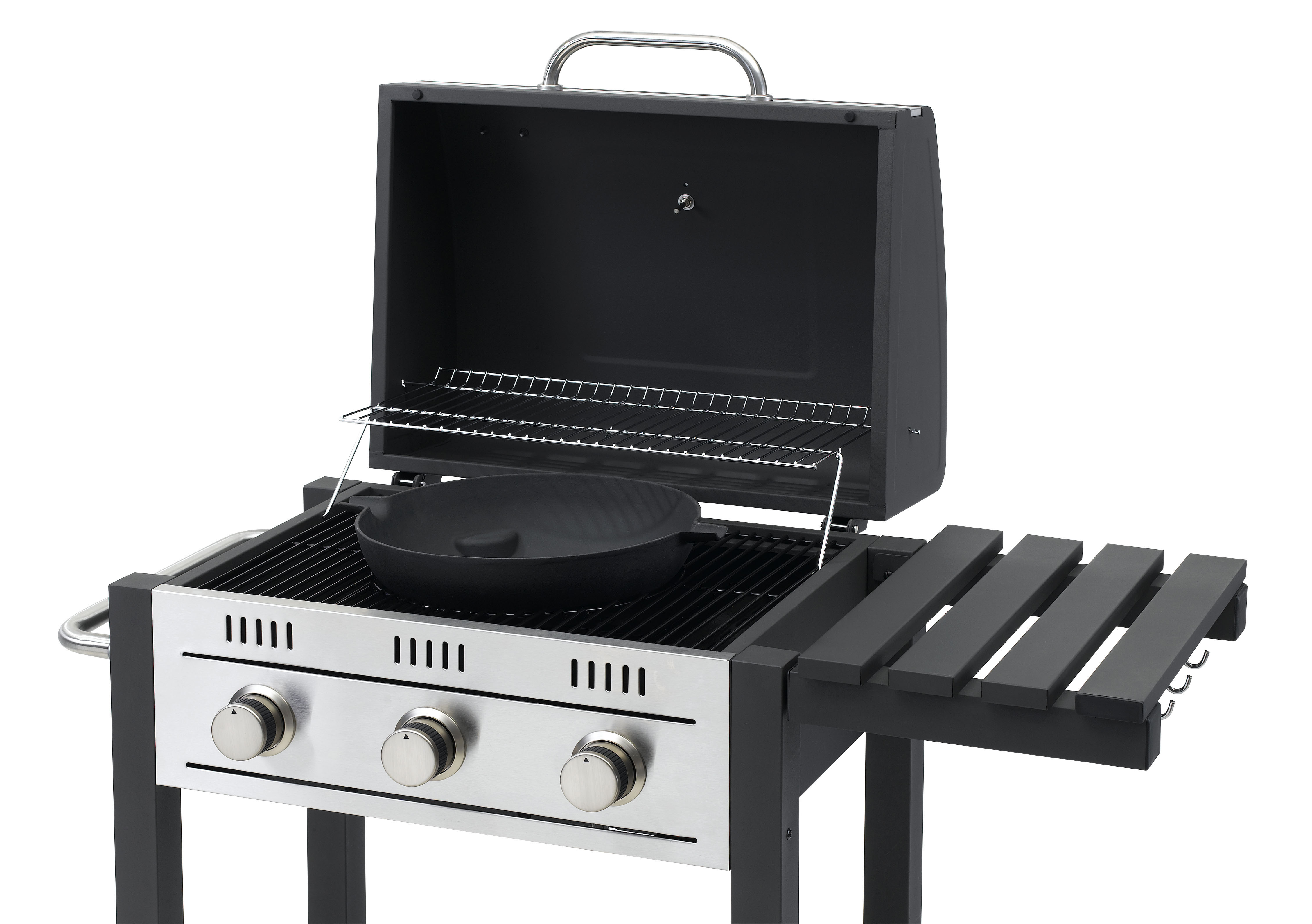 TEPRO 3167 Toronto Gas Gasgrill, Anthrazit/Edelstahl (9000 Watt)