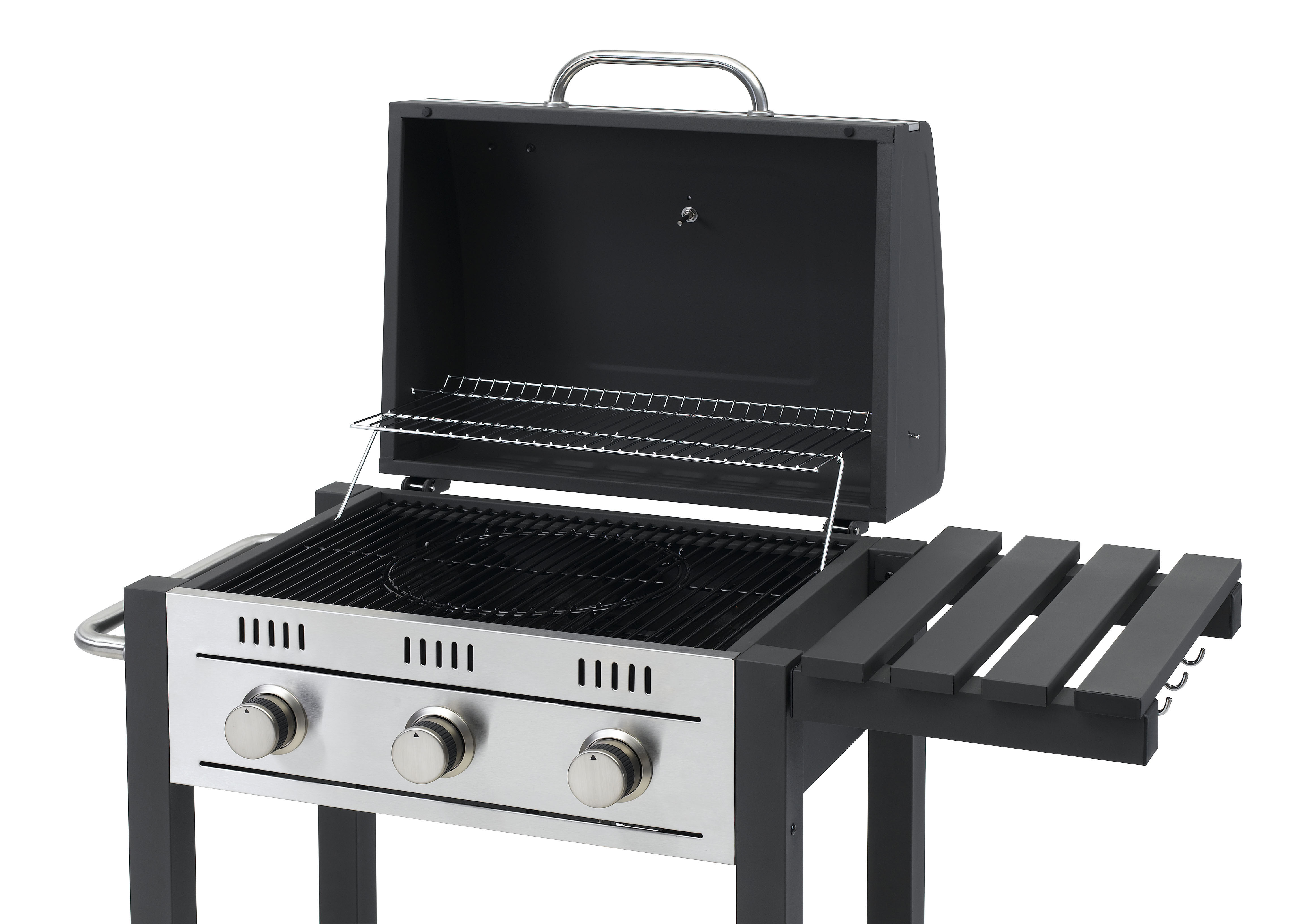 TEPRO 3167 Toronto Gas Gasgrill, Anthrazit/Edelstahl (9000 Watt)