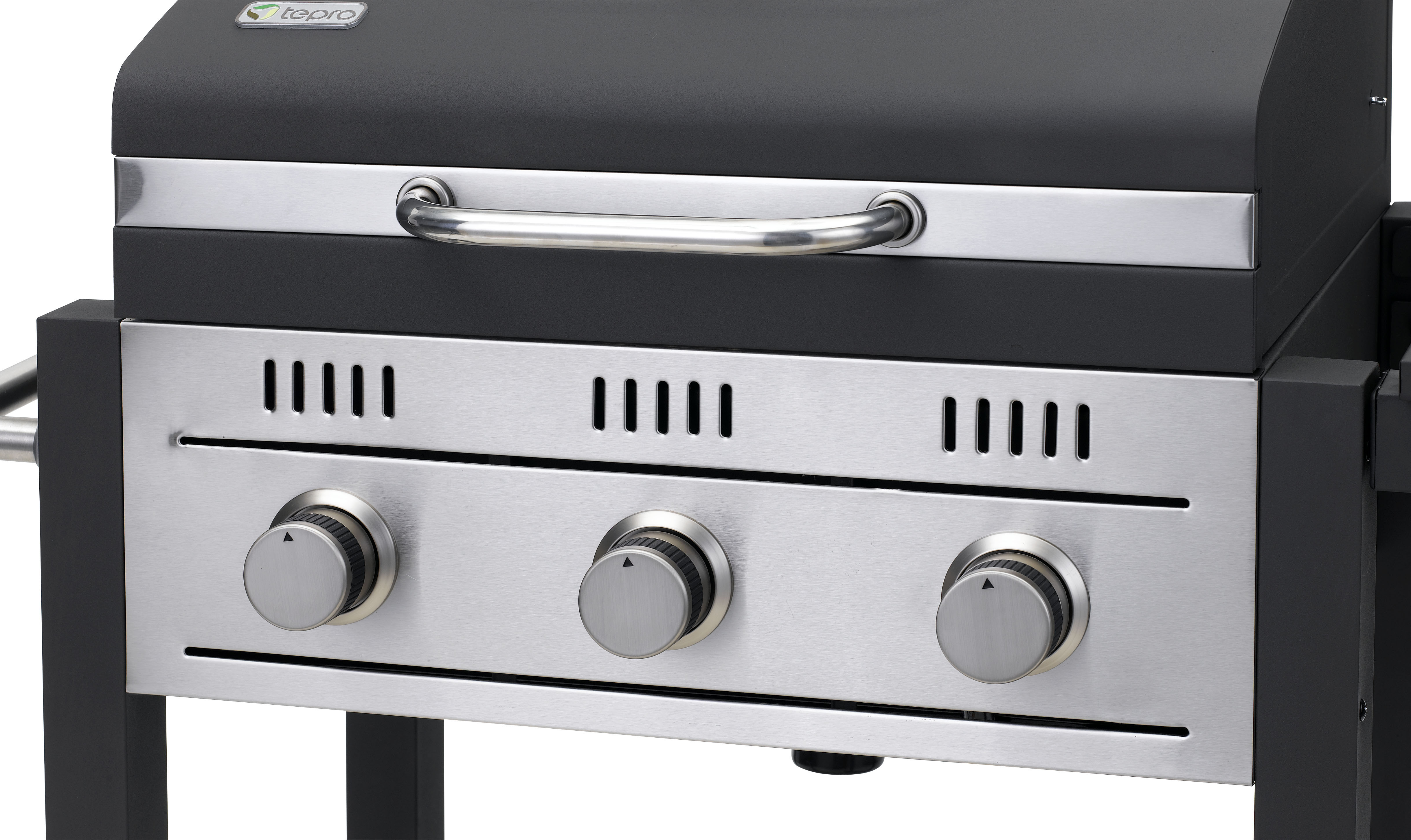 TEPRO 3167 Toronto Gas Gasgrill, Anthrazit/Edelstahl (9000 Watt)