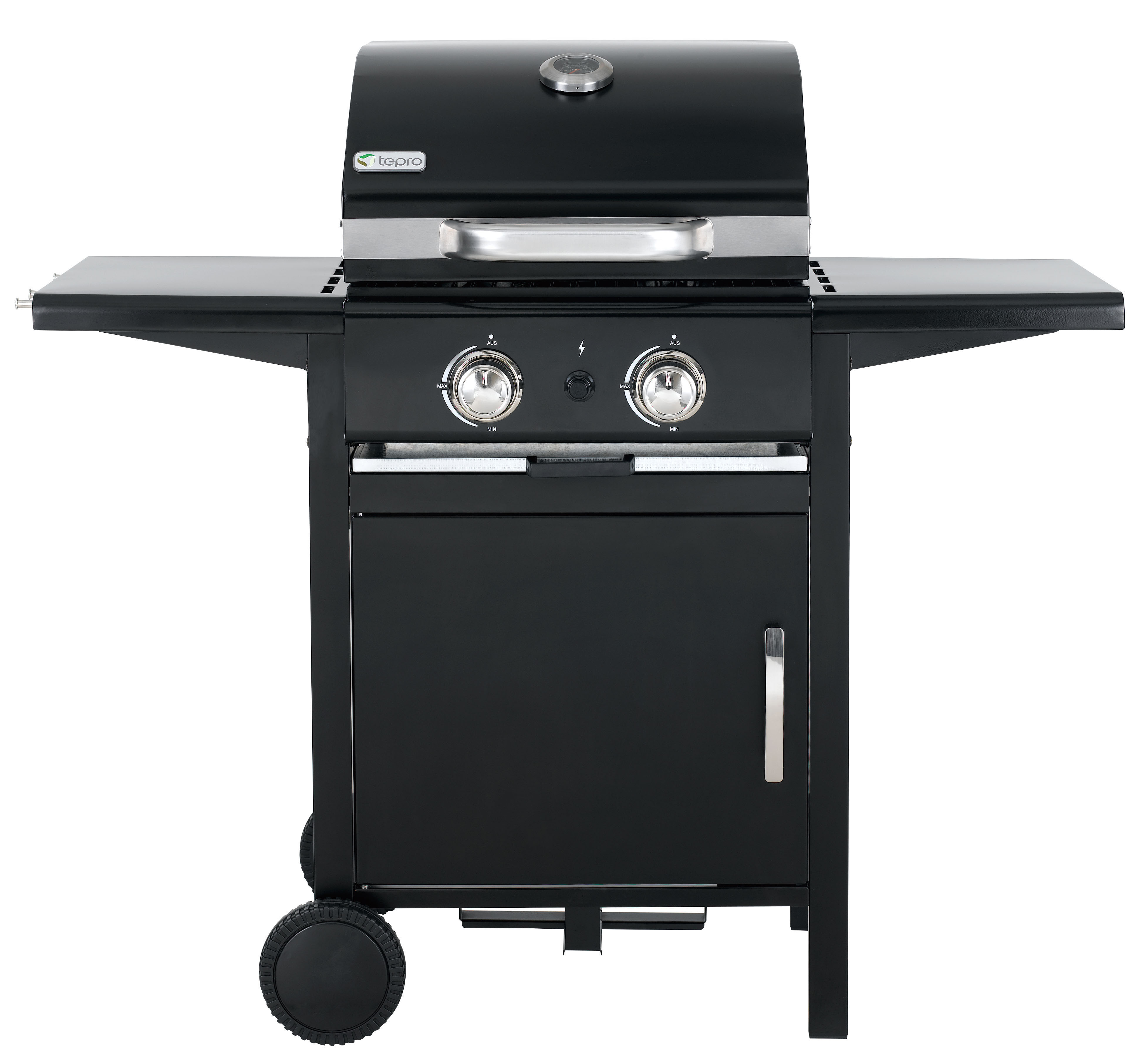 TEPRO 3160 Bloomfield Gasgrill, Schwarz (6000 Watt)