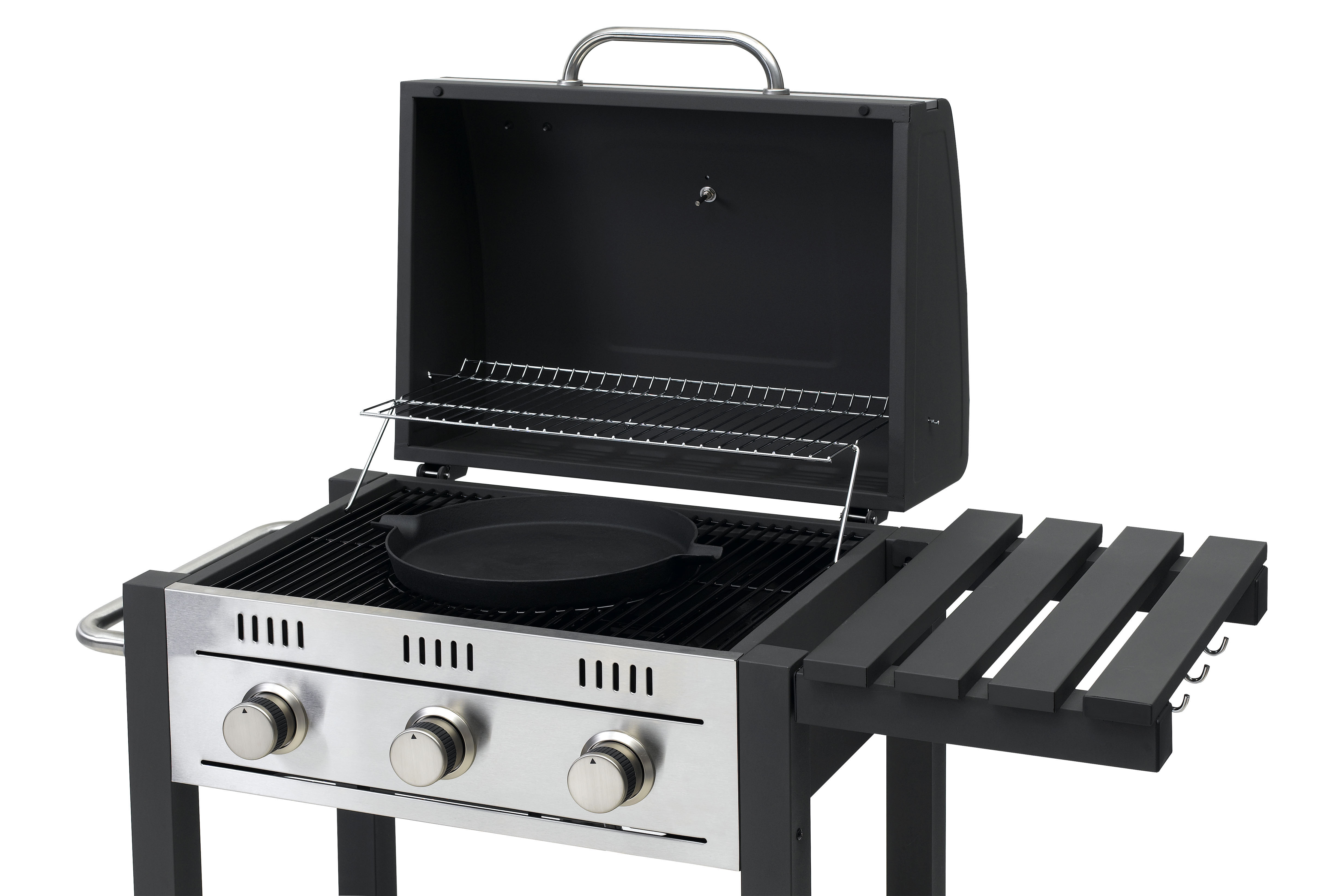 TEPRO 3167 Toronto Gas Gasgrill, Anthrazit/Edelstahl (9000 Watt)