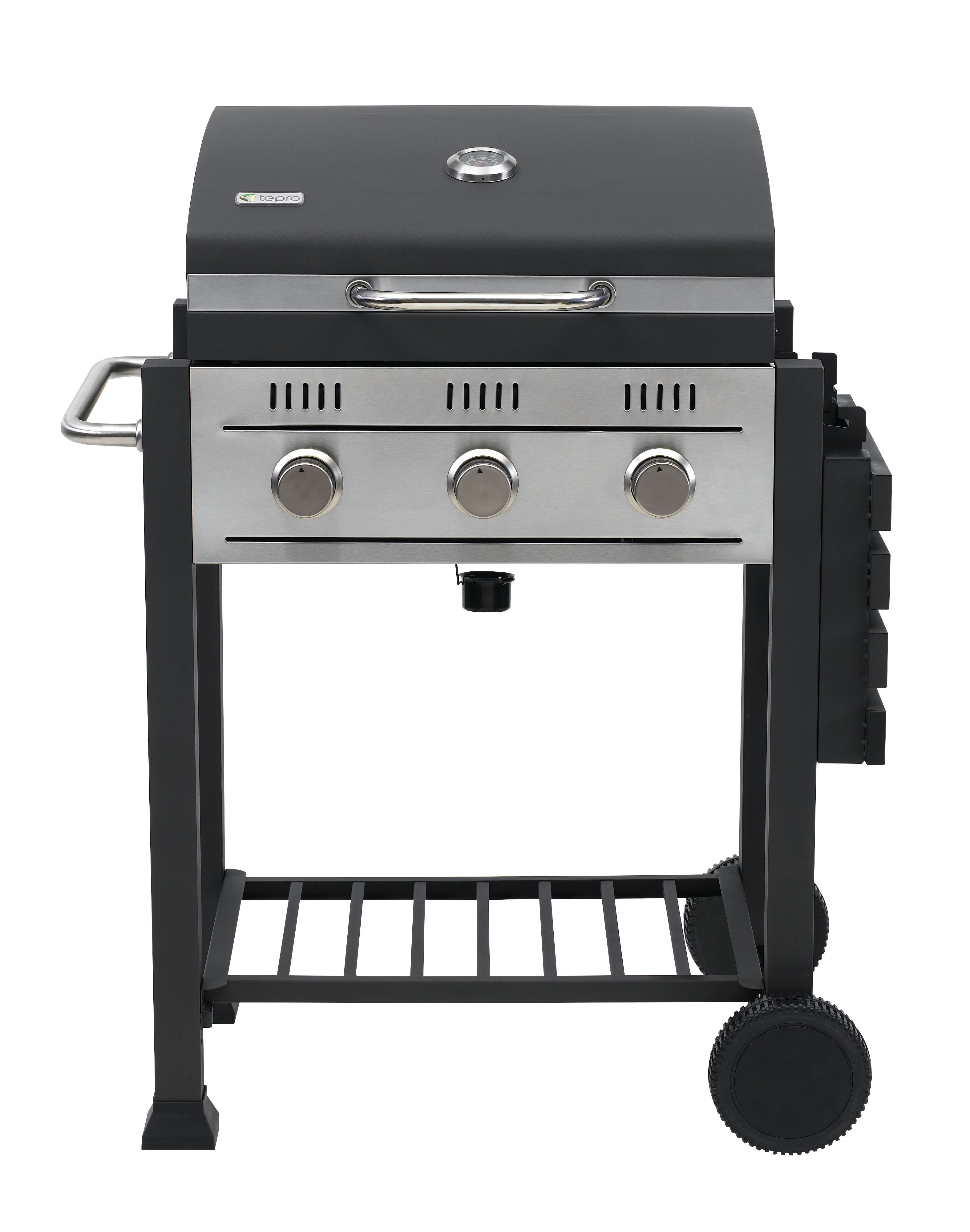 TEPRO 3167 Toronto Gas Gasgrill, Anthrazit/Edelstahl (9000 Watt)