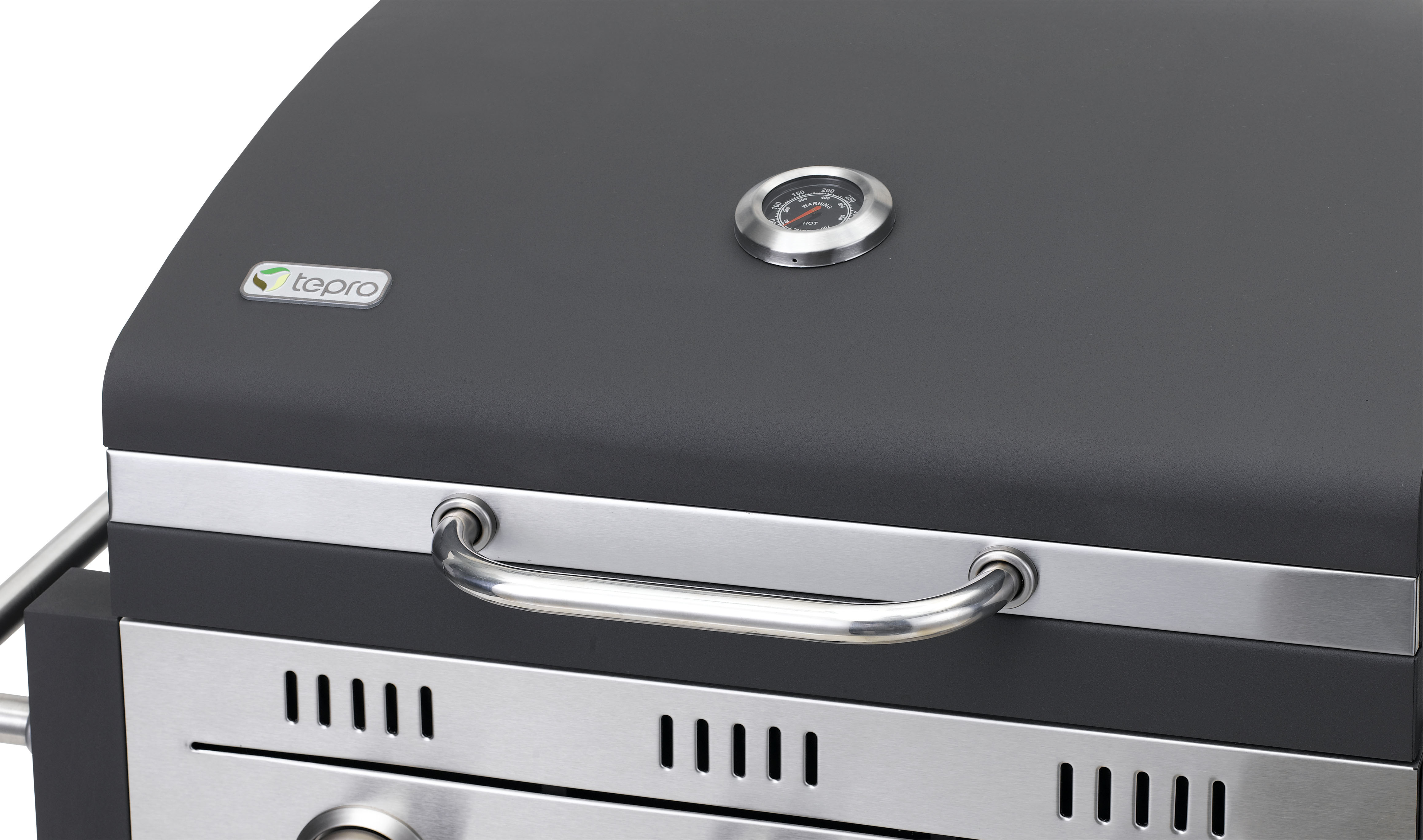 TEPRO 3167 Toronto Gas Gasgrill, Anthrazit/Edelstahl (9000 Watt)