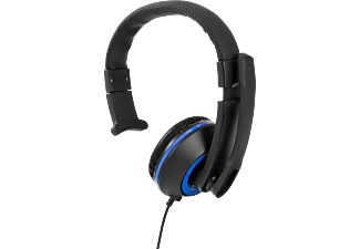 GIOTECK PS4 Wired Mono, On-ear Gaming Headset Schwarz/Blau