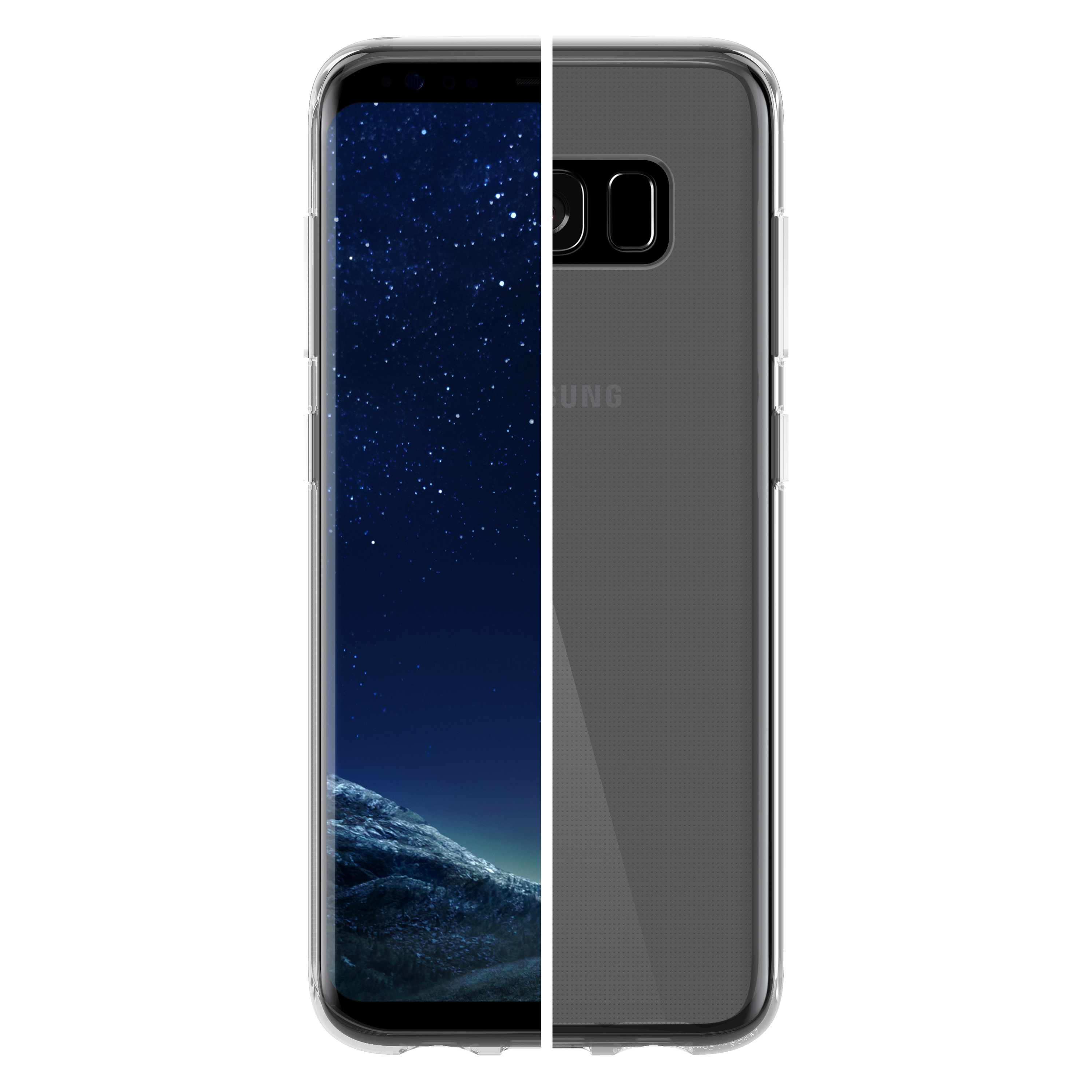 OTTERBOX 78-51251 GAL. S8 CLEARLY PROTECT. SKIN ALPHA GLASS, Backcover, Samsung, Galaxy S8, Transparent