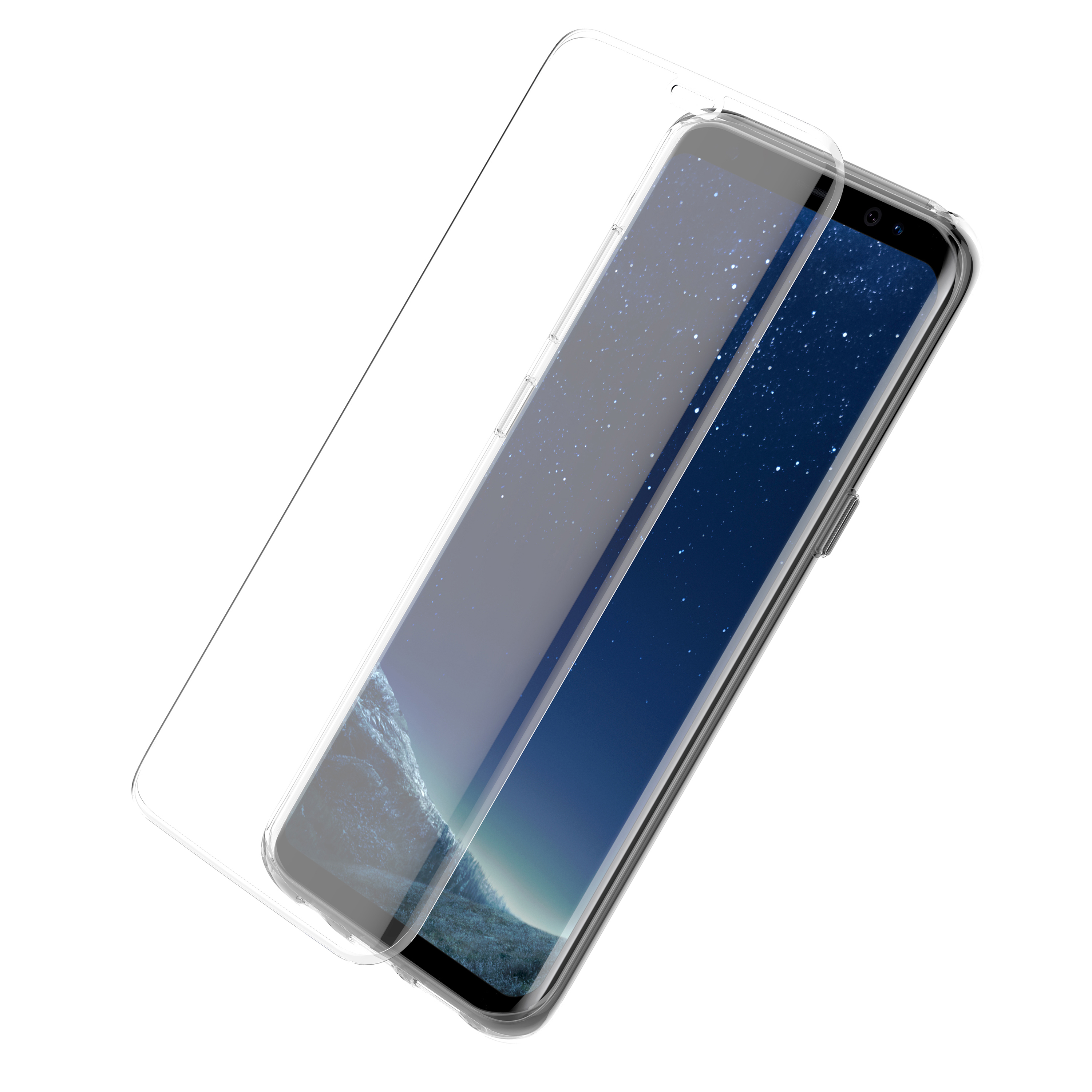OTTERBOX 78-51251 GAL. S8 CLEARLY PROTECT. SKIN ALPHA GLASS, Backcover, Samsung, Galaxy S8, Transparent