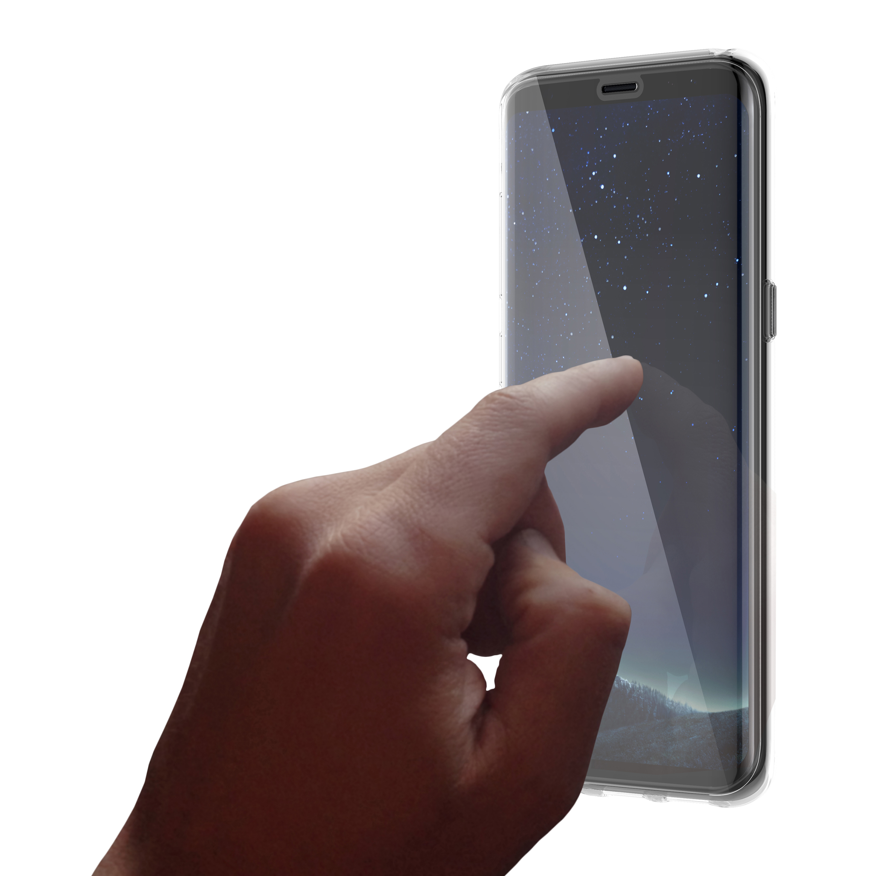 OTTERBOX 78-51251 GAL. S8 CLEARLY PROTECT. SKIN ALPHA GLASS, Backcover, Samsung, Galaxy S8, Transparent