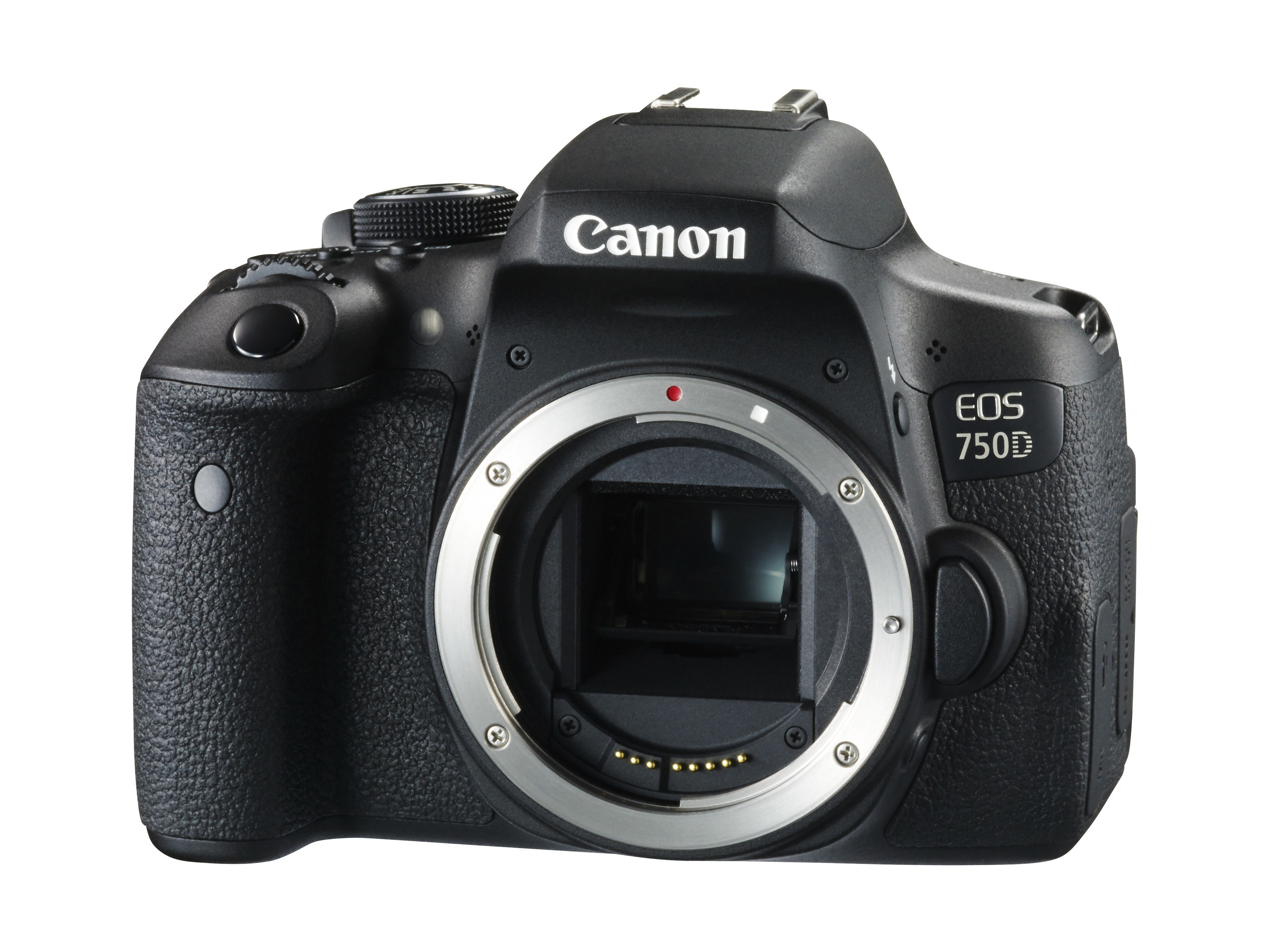 CANON EOS 750D VUK DFIN III Spiegelreflexkamera, 24,2 Megapixel, 18-55 mm Objektiv (EF-S), Touchscreen Display, WLAN, Schwarz