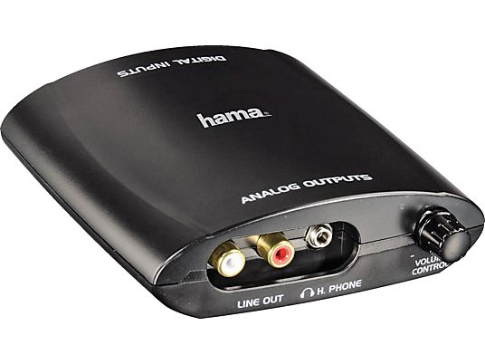 HAMA AC82 - Convertitore audio (Nero)