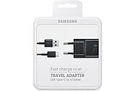 SAMSUNG Wallcharger met Fast Charging + USB-C-kabel Zwart