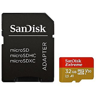 SANDISK Geheugenkaart microSDHC Extreme 32 GB Class 10 (173417)