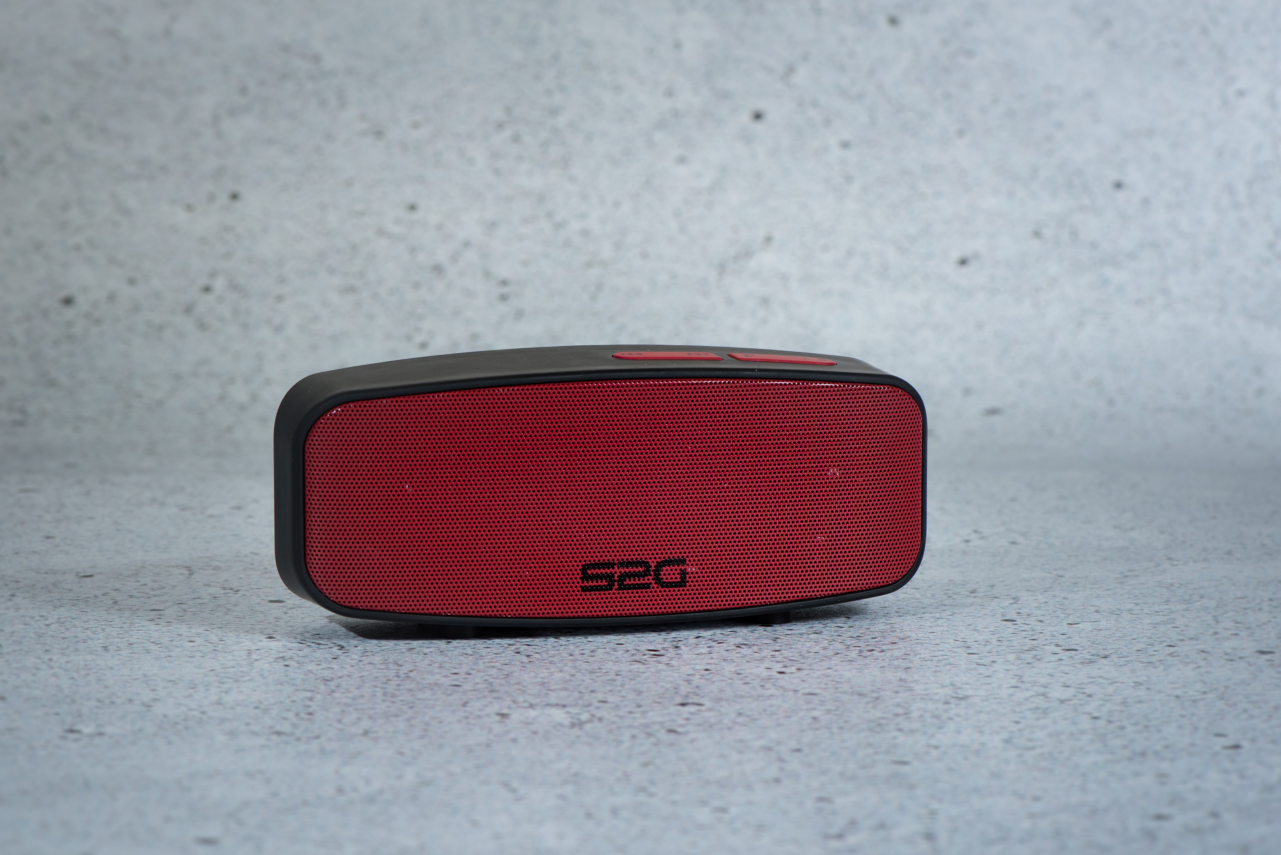SOUND2GO Axess Stereo Bluetooth Lautsprecher, Schwarz/ Rot