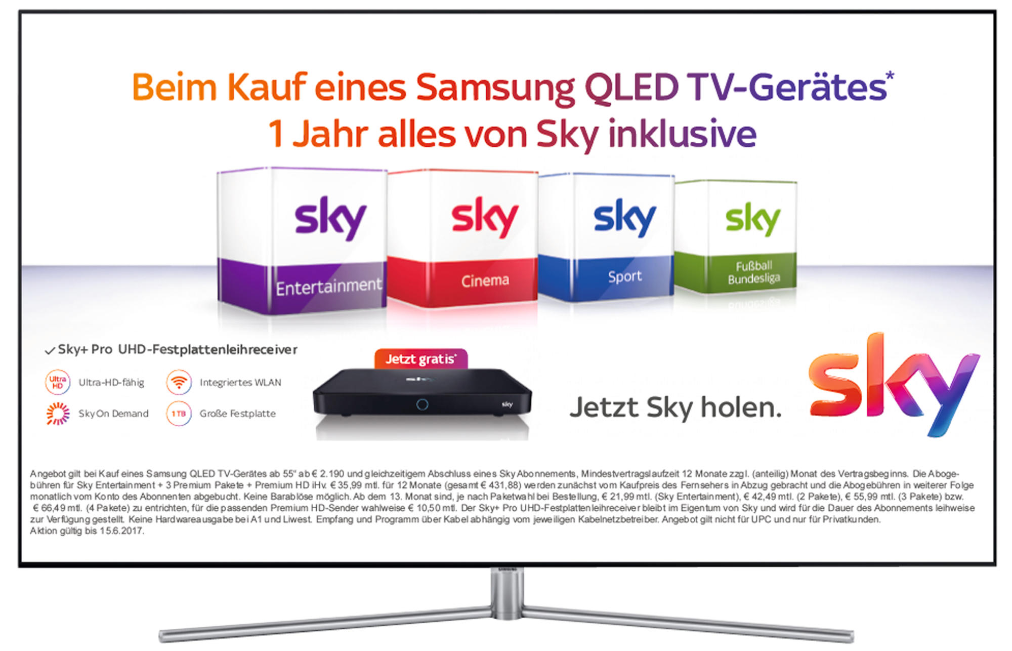 SAMSUNG Fernseher QLED QE55Q7FAMTXZG Ultra HD 4K Smart TV
