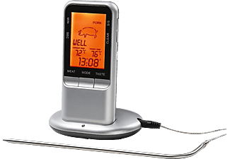 XAVAX 111596 DIG. BRATENTHERMOMETER - Digitales Bratenthermometer (Silber)