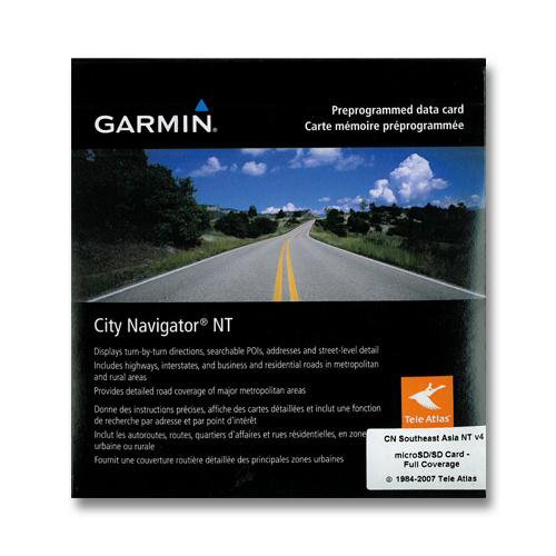 GARMIN City Navigator® Southeast Asia NT – HERE microSD/SD Karte, Kartenmaterial, passend für Navigationsgerät, Schwarz