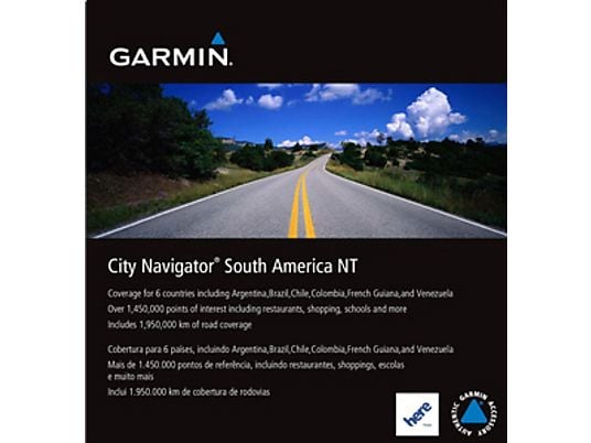 GARMIN City Navigator South America NT - Materiale cartografico