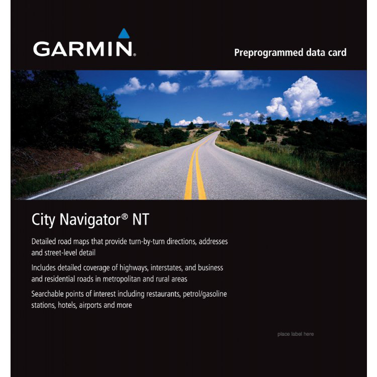 GARMIN City Navigator Südafrika NT - microSD/SD Karte, Kartenmaterial, passend für Navigationsgerät, Schwarz
