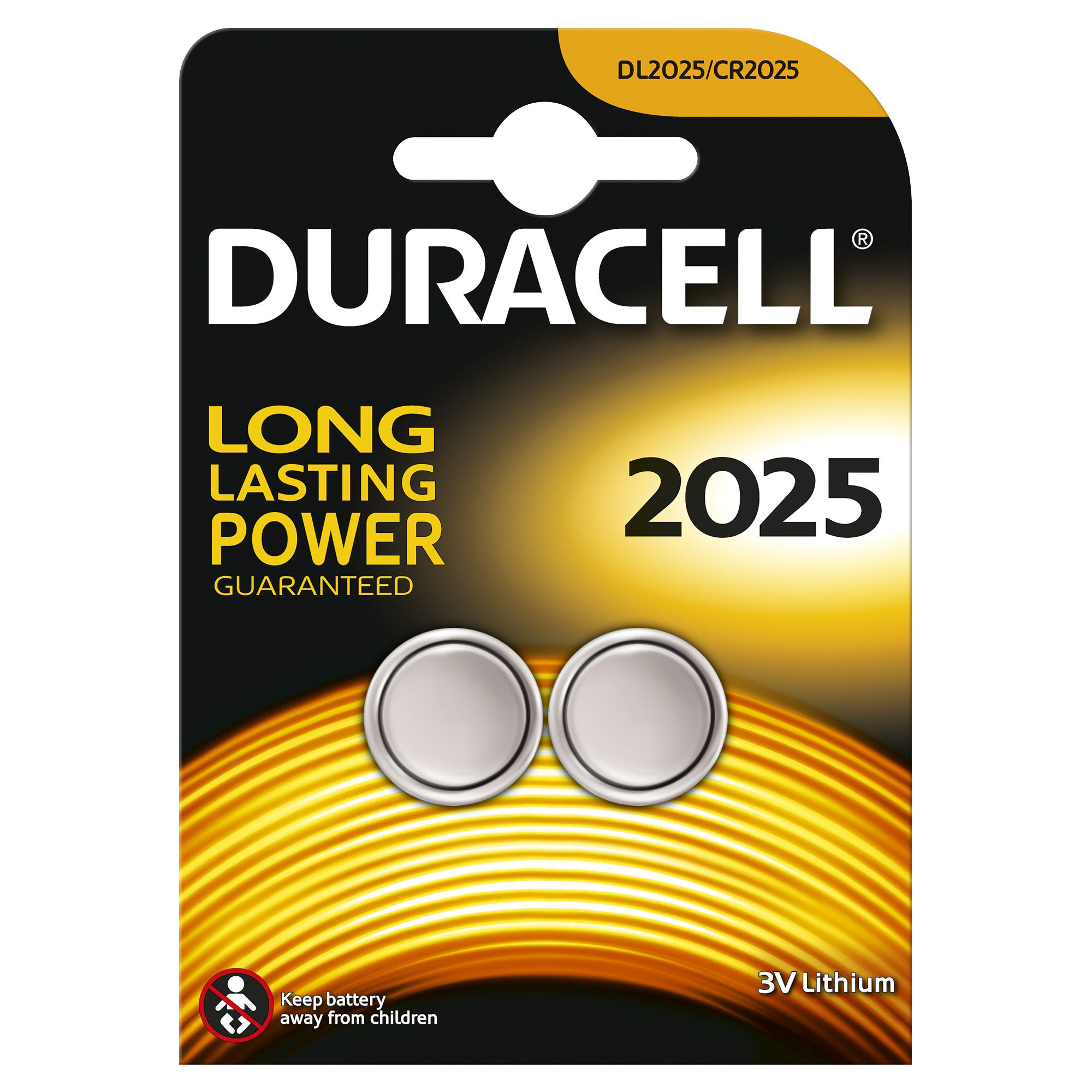 DURACELL Specialty 2025 2025 Volt Knopfzelle, 3 2 Stück Lithium