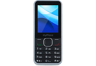 MYPHONE Classic 2G DualSIM fekete nyomógombos kártyafüggetlen mobiltelefon