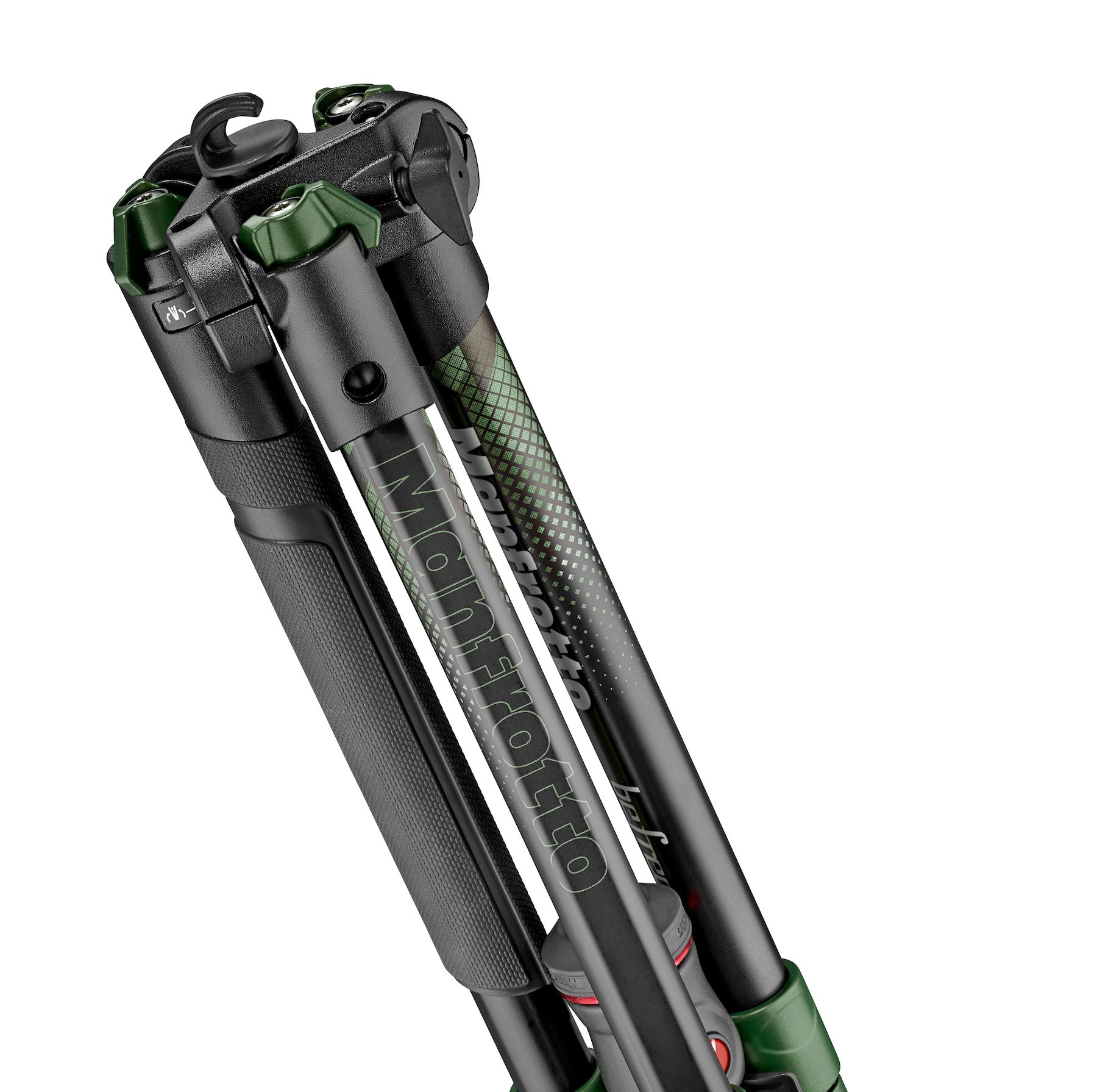 MANFROTTO MKBFRA4GR-BH Befree Dreibein Stativ, Grün, Höhe offen bis 1440 mm