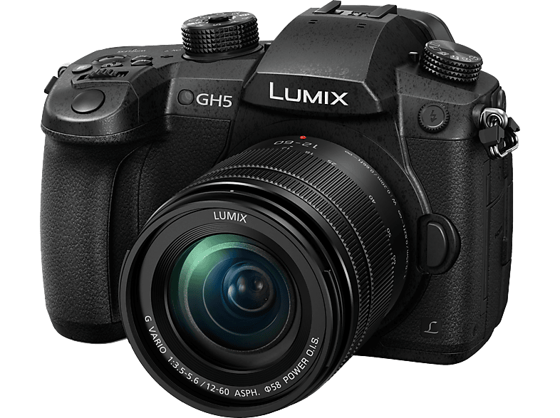 PANASONIC Hybride camera Lumix G DC-GH5 + 12-60 mm (DC-GH5LEF-K)