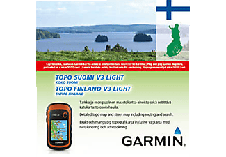 GARMIN TOPO Suomi V3 Light Pohjoinen - Kartenmaterial (Schwarz)