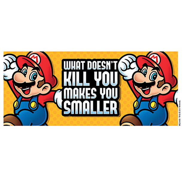 PYRAMID INTERNATIONAL Super Mario Tasse What Doesn't Kill You Makes You Smaller Merchandise