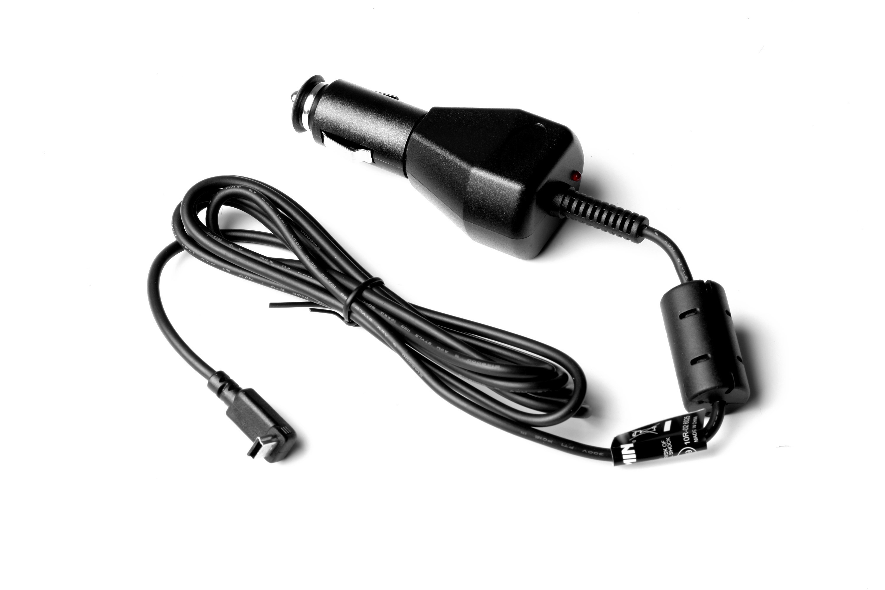 GARMIN 12 V Zigarettenanzünder, Ladekabel, passend für Navigationsgerät, Schwarz