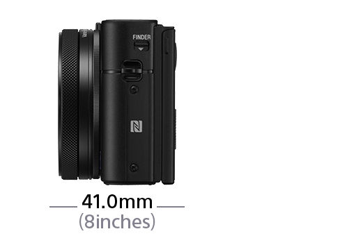 SONY Cyber-shot DSC-RX100 V Zeiss NFC Digitalkamera Schwarz, 2.9x opt. Zoom, LCD, WLAN