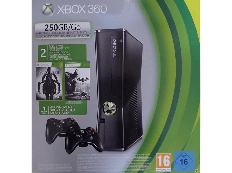 Microsoft Xbox 360 250gb Festplatte Schwarz Mediamarkt