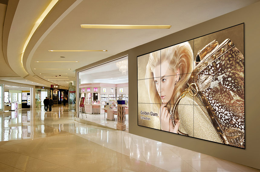 SAMSUNG Videowand Display SMART Signage UE55D LED