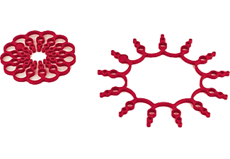 KUHN RIKON 22527 Edényalátét szett, szilikon, piros