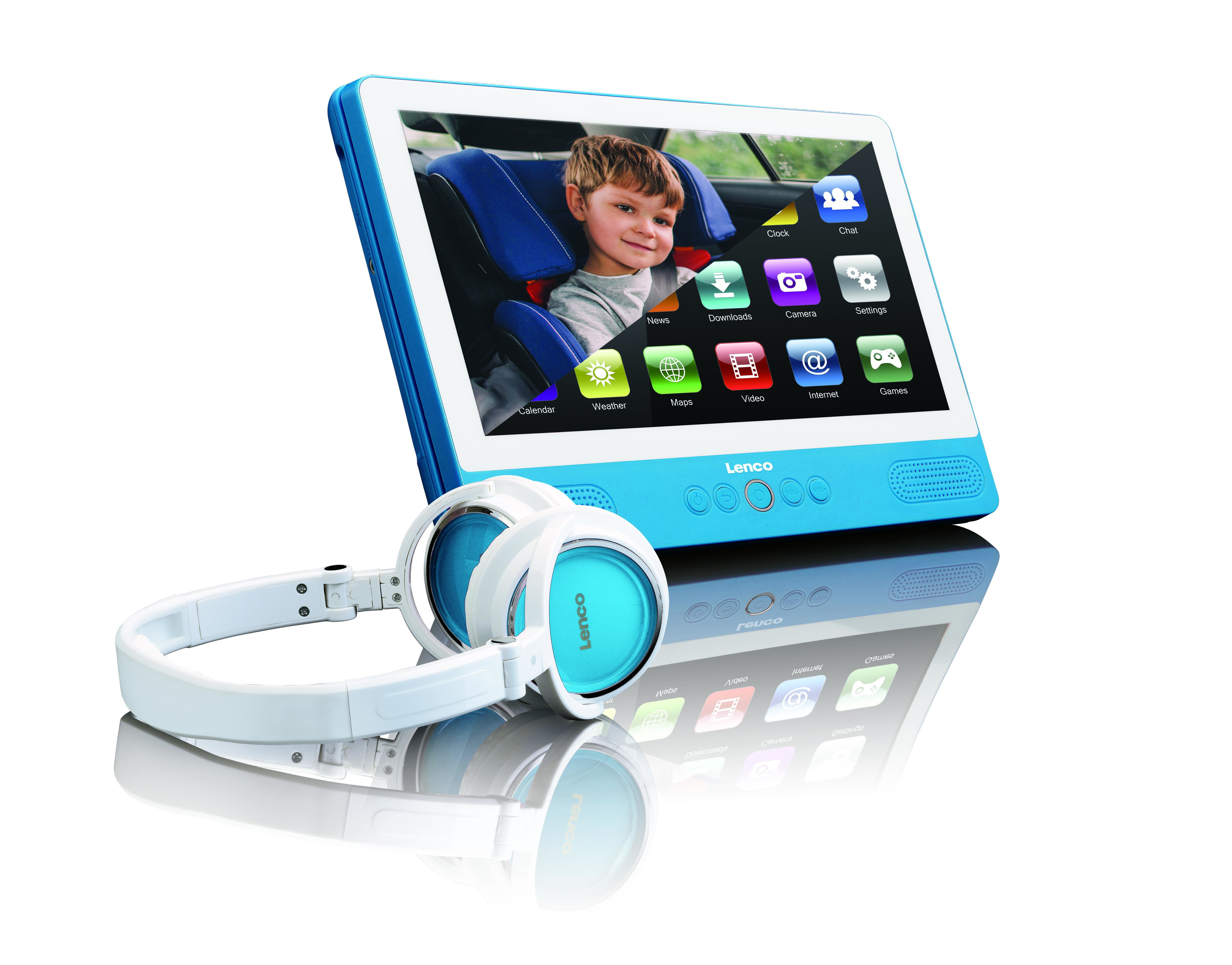 LENCO TDV 900 Tragbarer DVD-Spieler, Blau