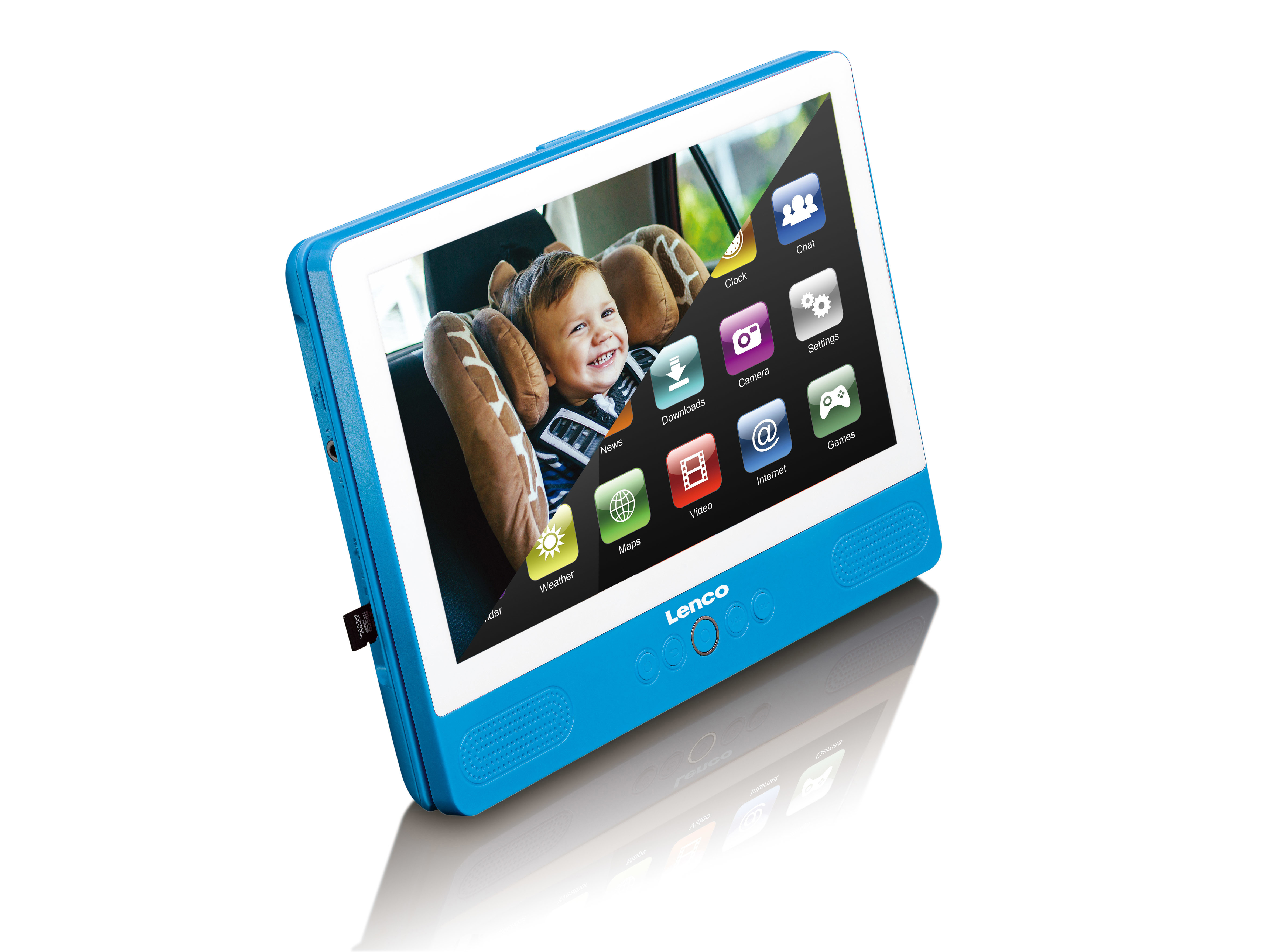 LENCO TDV 900 Tragbarer DVD-Spieler, Blau