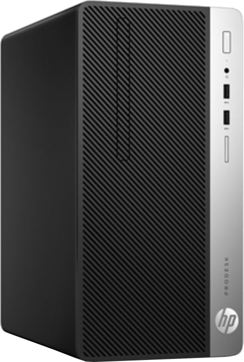 HP Desktop PC ProDesk 400 G4 (1JJ56EA#ABD) Desktop-PC, Intel® Core™ i5-7500 Prozessor
(6M Cache, bis zu 3.80 GHz), 8 GB RAM SSD, Schwarz