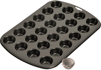 KAISER WMF Mini-Muffinset - 24er - Nero - Teglia per mini muffin (Nero)