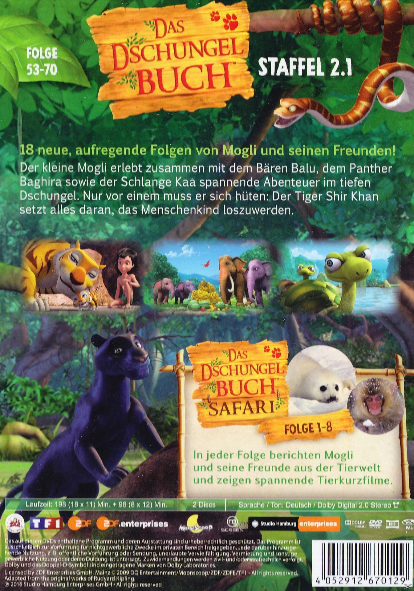 Das Dschungelbuch Staffel 2 - Vol.1 (Folge 53-70) + Bonus: Dschungelbuch-Safari (Folge 1-8) DVD