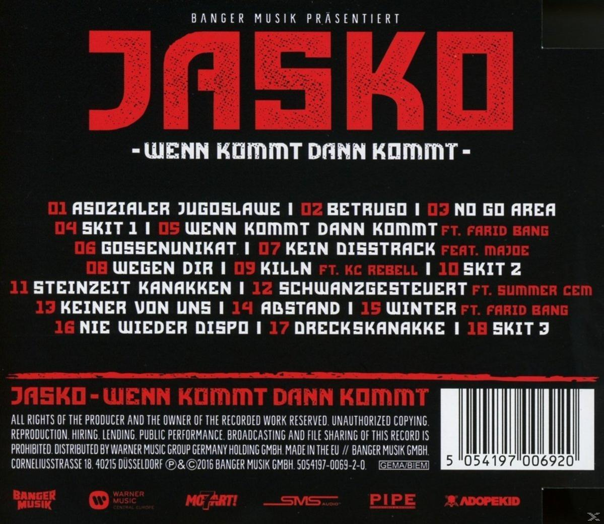 Jasko - Wenn Kommt Dann Kommt  - (CD)