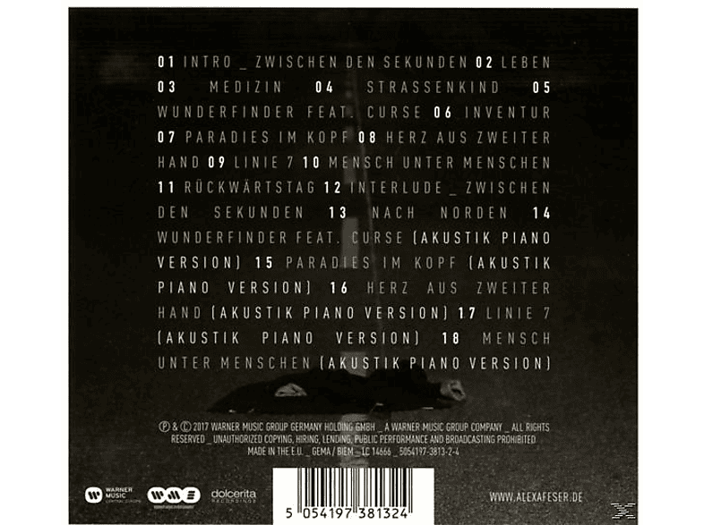 Thumbnail - Alexa Feser - Zwischen Den Sekunden (CD)