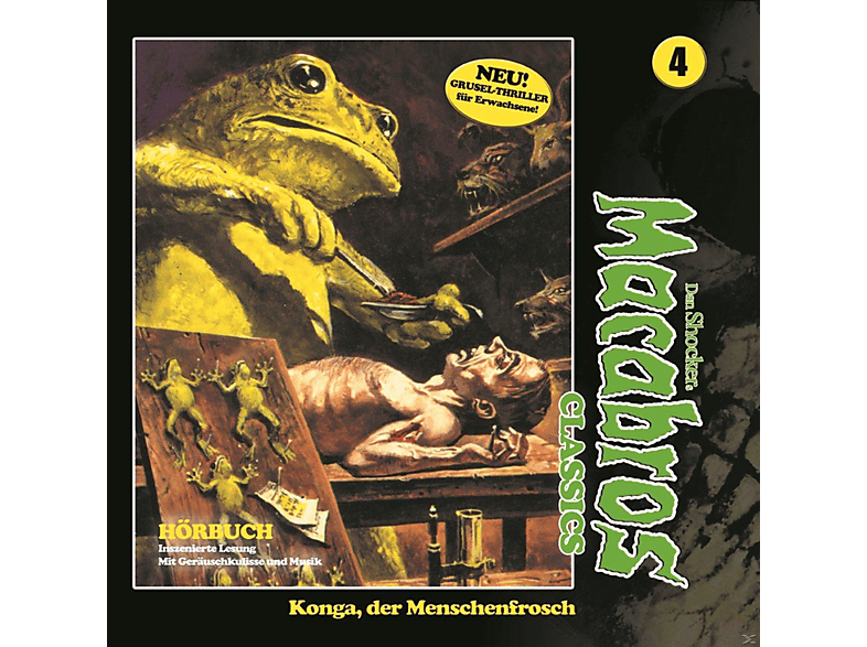 Dan Shocker - Macabros Classics-Konga,der Menschenfrosch  - (CD)