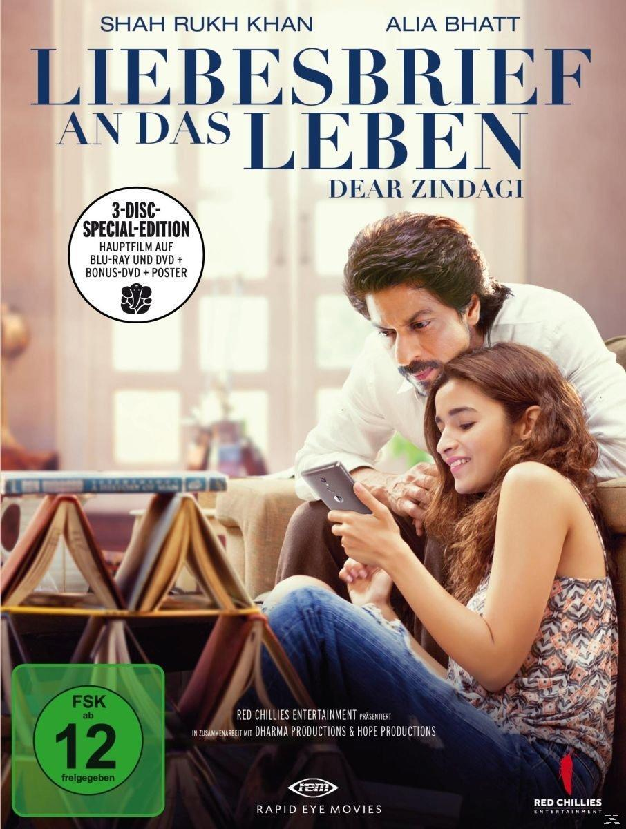 Liebesbrief an das Leben special Dear DVD Edition (Limitierte mit Blu-ray Poster) + Zindagi 