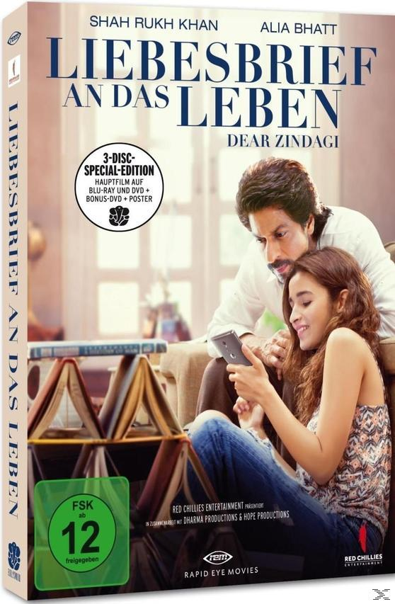 + Zindagi - Poster) Blu-ray (Limitierte special Dear Leben Liebesbrief mit an Edition das DVD