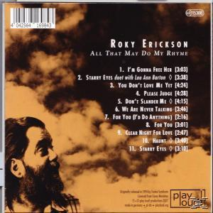 CD-Rückseite mit einer Liste von Songs und einem Porträt eines Mannes mit Bart.