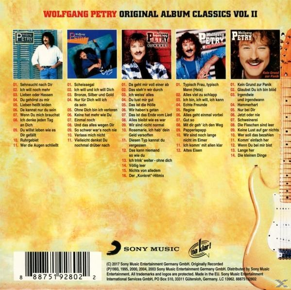 Albumcover mit mehreren Bildern eines Mannes. Text mit Liedern.